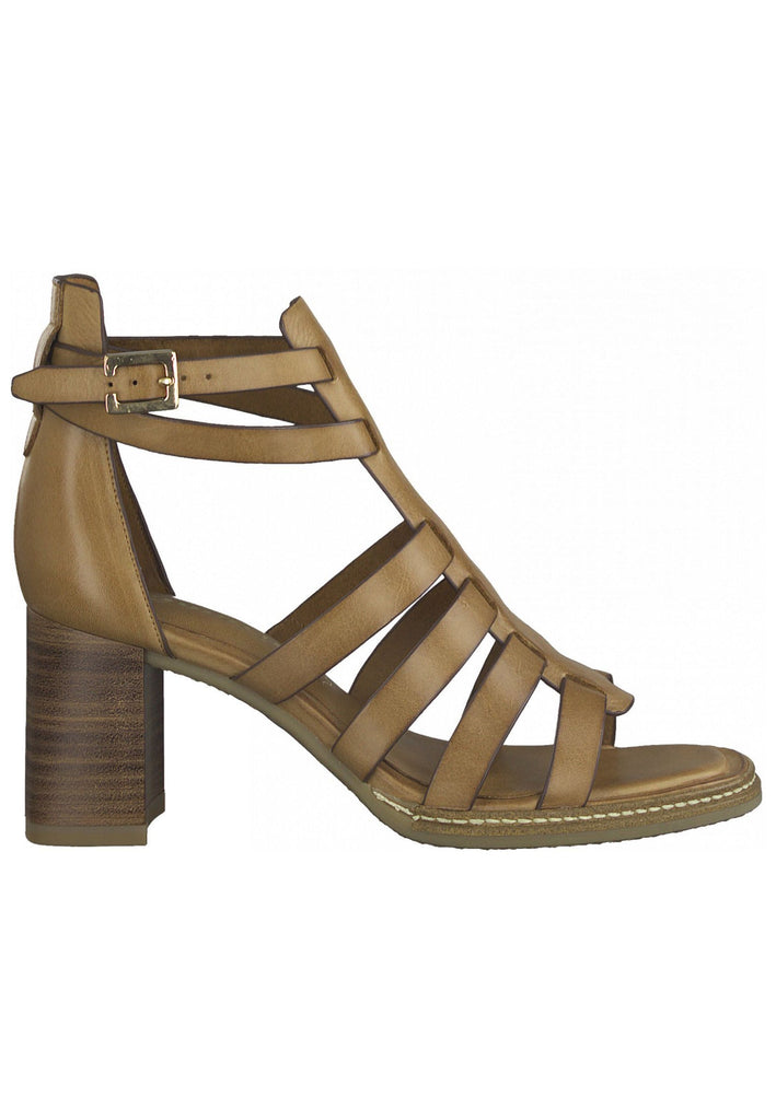 Tamaris Sandalen Glattleder Cognac
