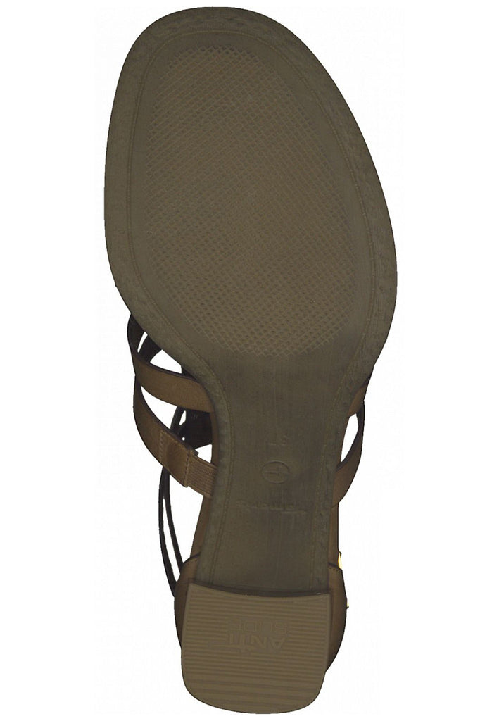 Tamaris Sandalen Glattleder Cognac