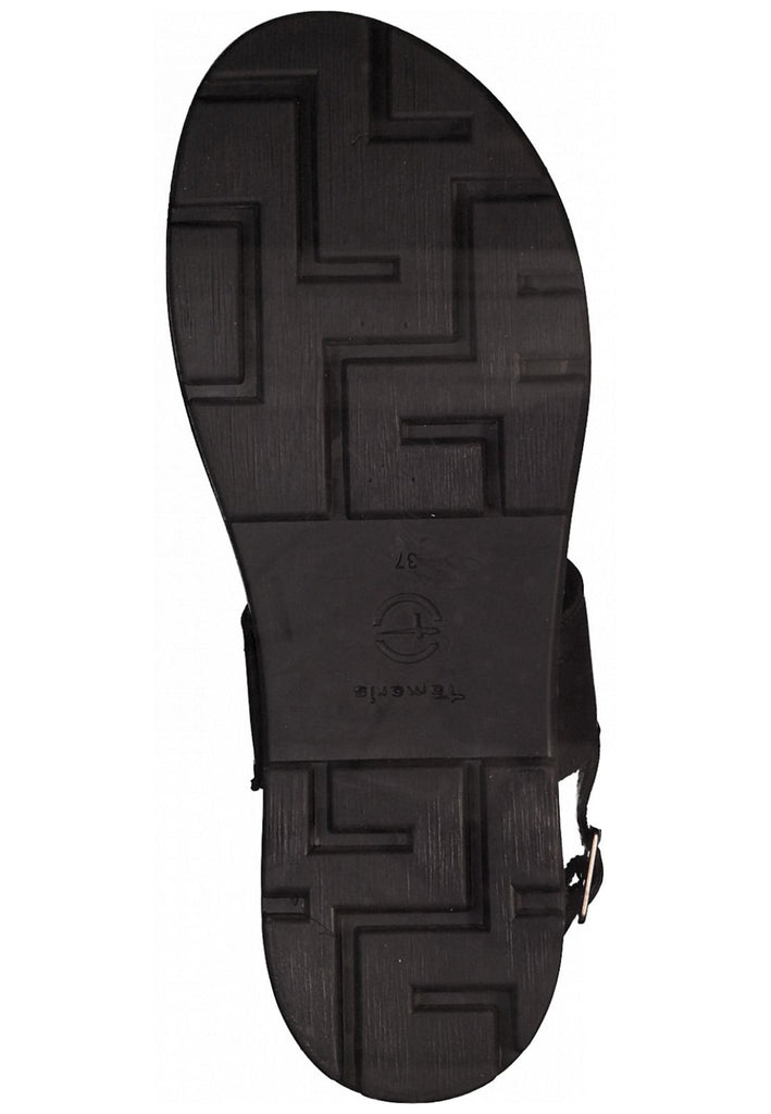 Tamaris Sandalen Glattleder Schwarz