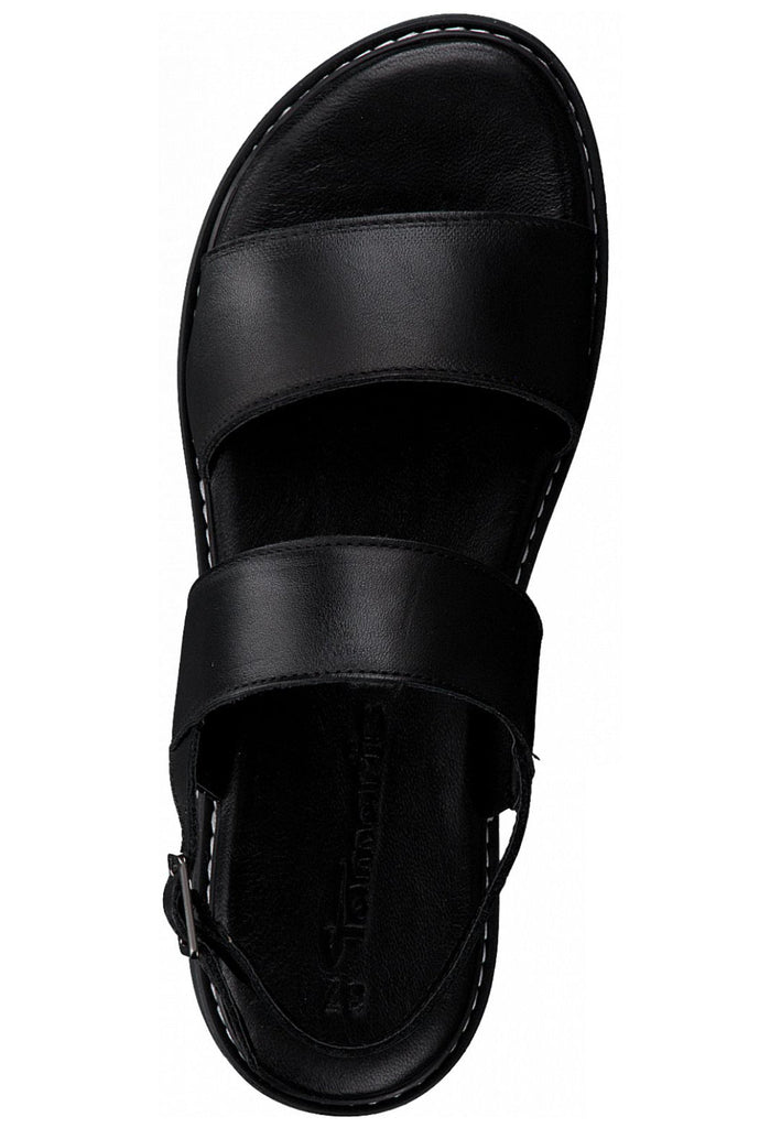 Tamaris Sandalen Glattleder Schwarz