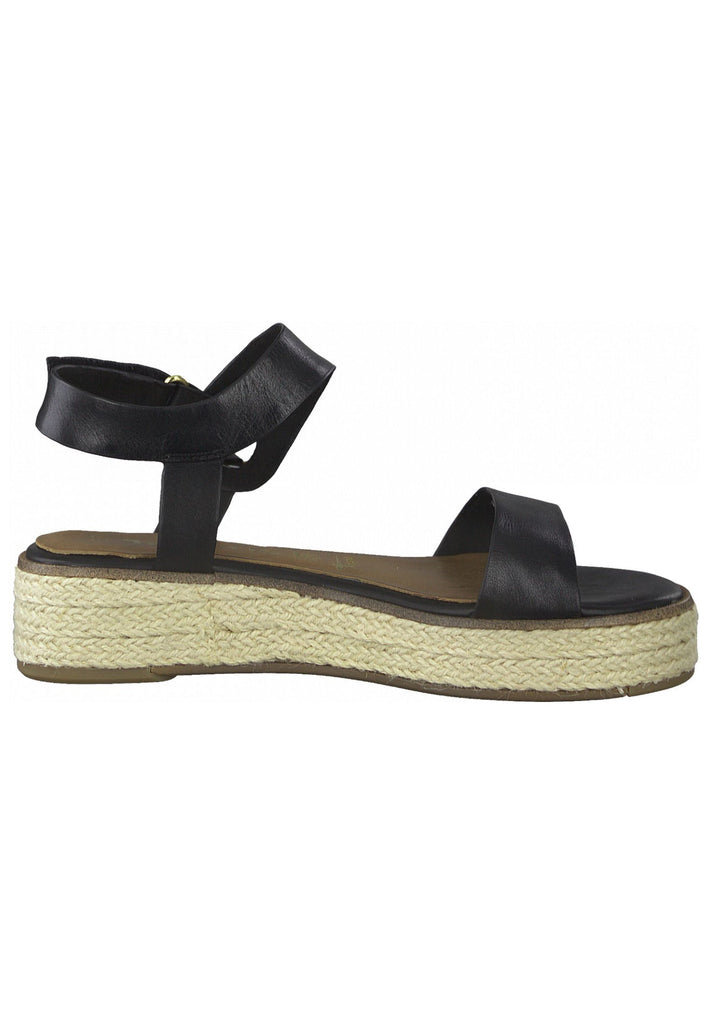 Tamaris Sandalen Glattleder Schwarz