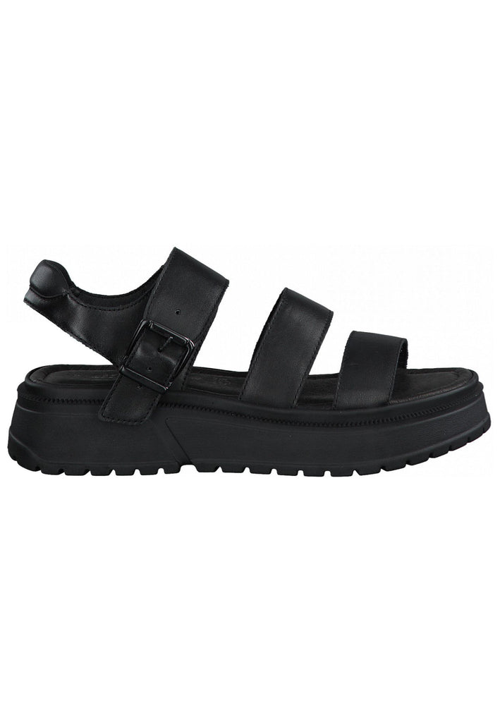 Tamaris Sandalen Glattleder Schwarz
