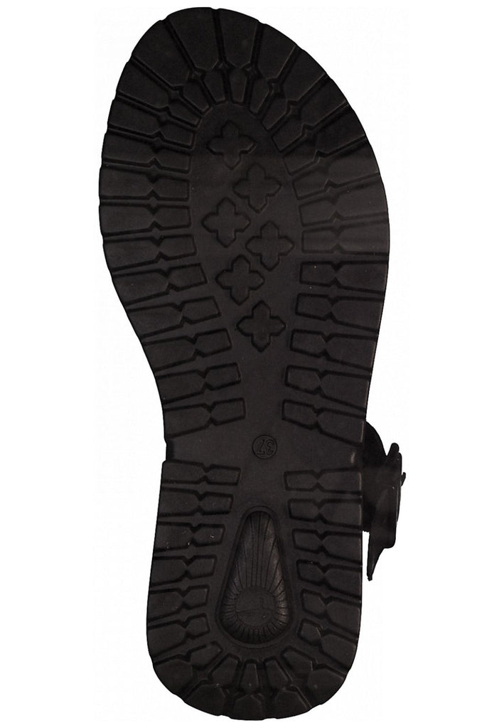 Tamaris Sandalen Glattleder Schwarz