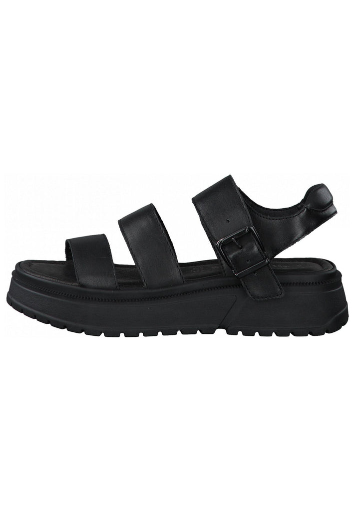 Tamaris Sandalen Glattleder Schwarz
