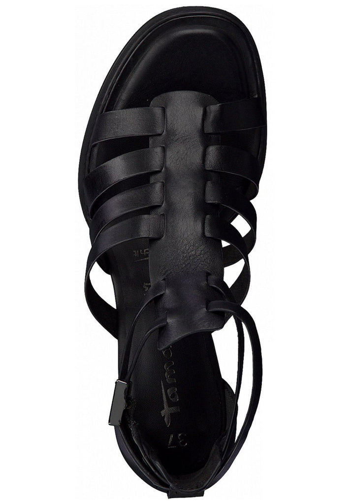 Tamaris Sandalen Glattleder Schwarz