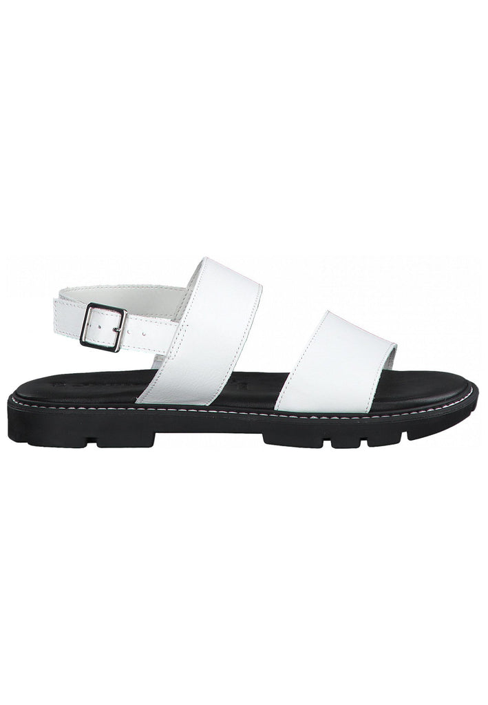 Tamaris Sandalen Glattleder Weiß