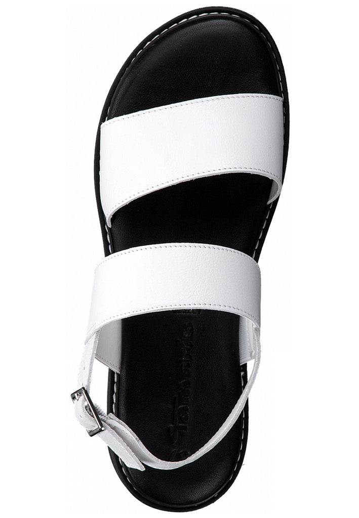 Tamaris Sandalen Glattleder Weiß