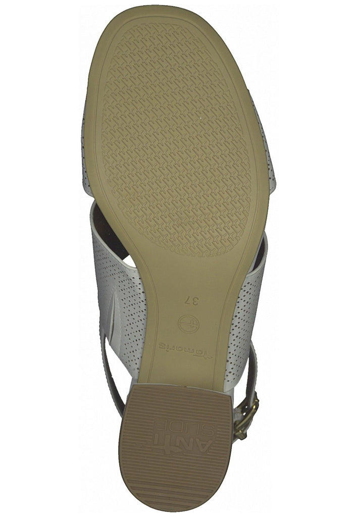 Tamaris Sandalen Glattleder Weiß