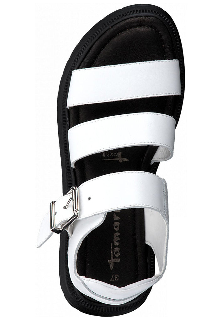 Tamaris Sandalen Glattleder Weiß