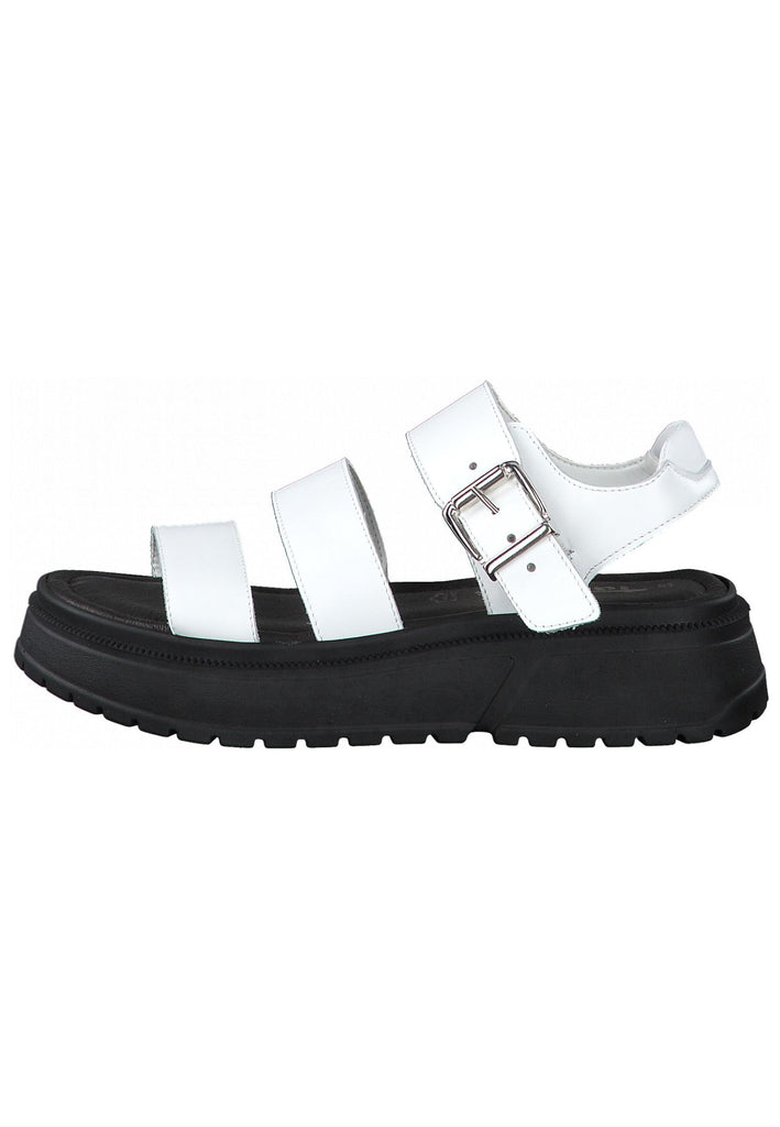 Tamaris Sandalen Glattleder Weiß