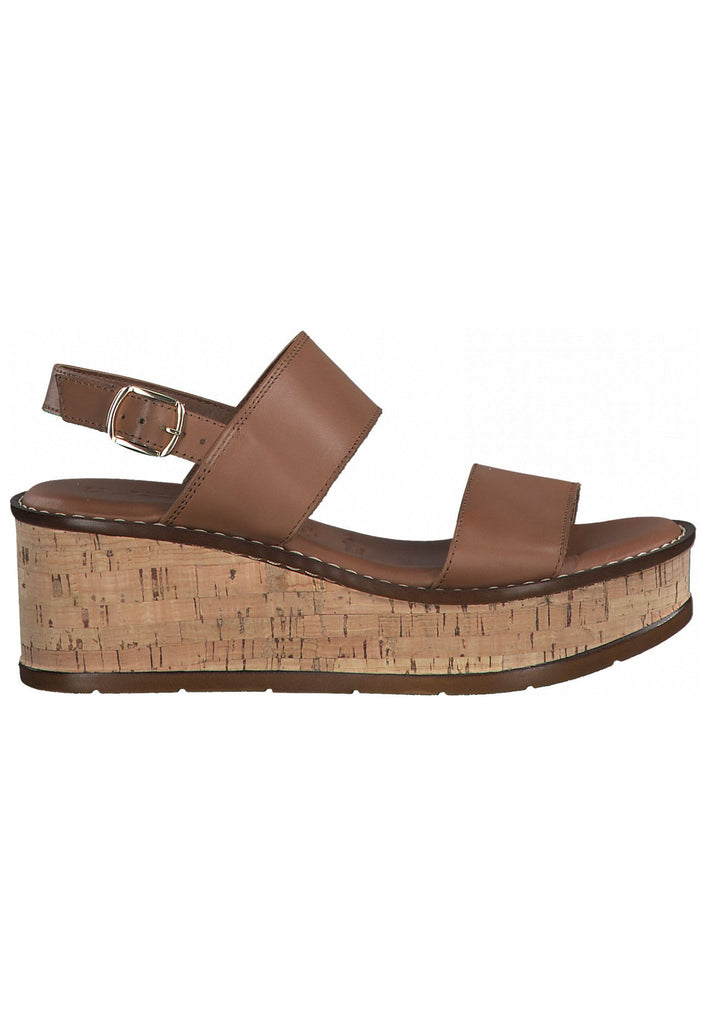 Tamaris Sandalen Leder Braun