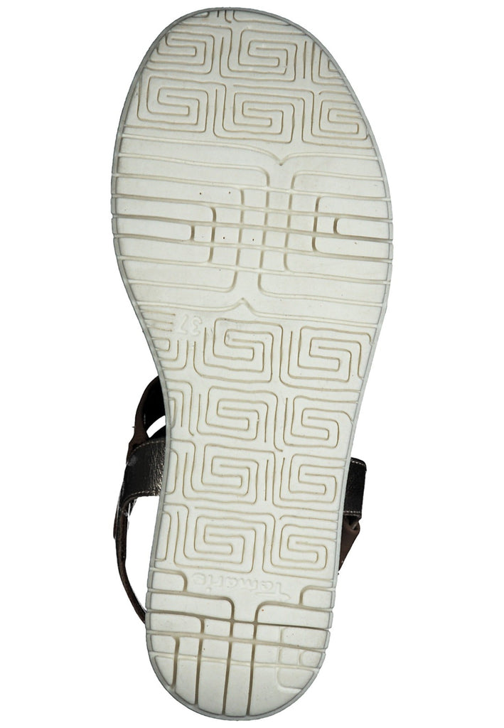 Tamaris Sandalen Leder Braun/Gold