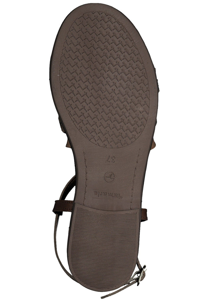 Tamaris Sandalen Leder Braun/Grün