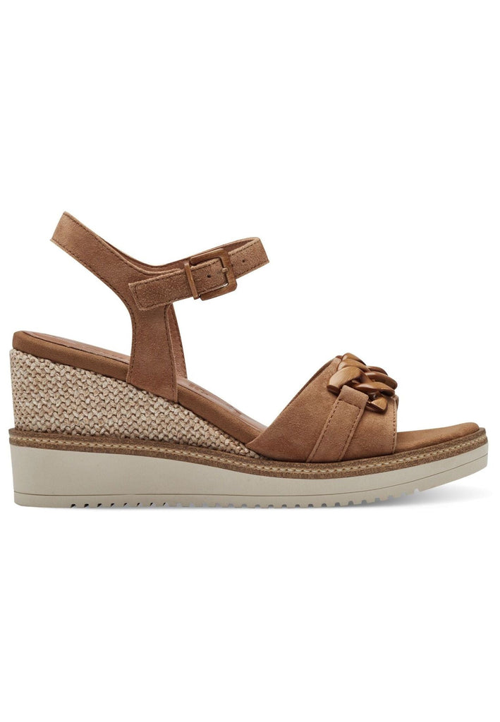 Tamaris Sandalen Leder Camel