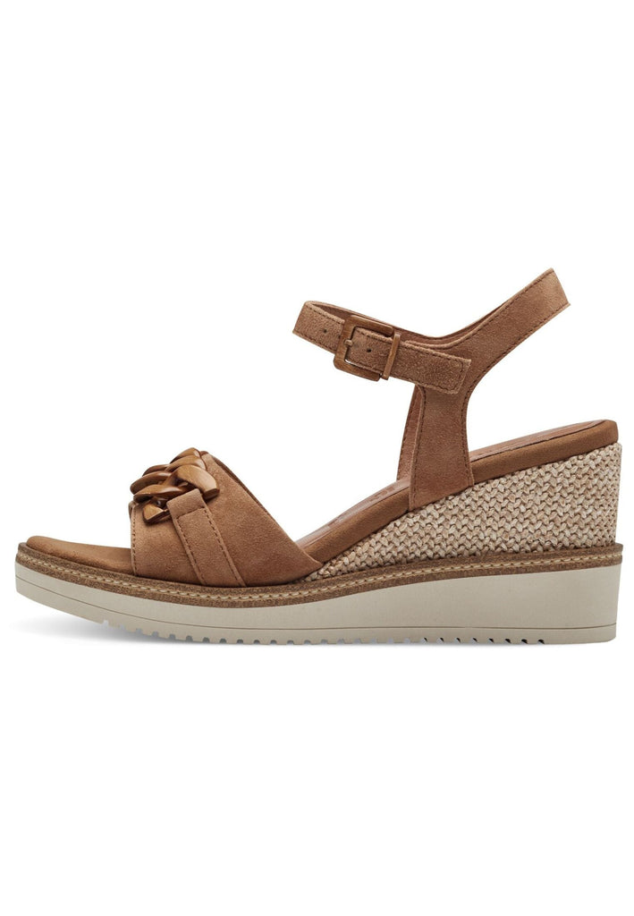 Tamaris Sandalen Leder Camel