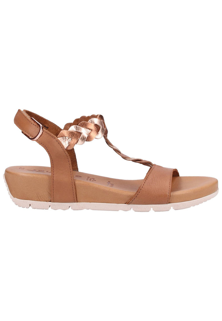 Tamaris Sandalen Leder Cognac