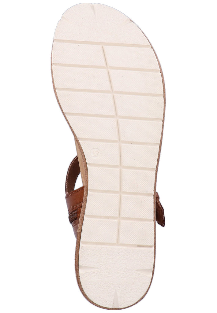 Tamaris Sandalen Leder Cognac