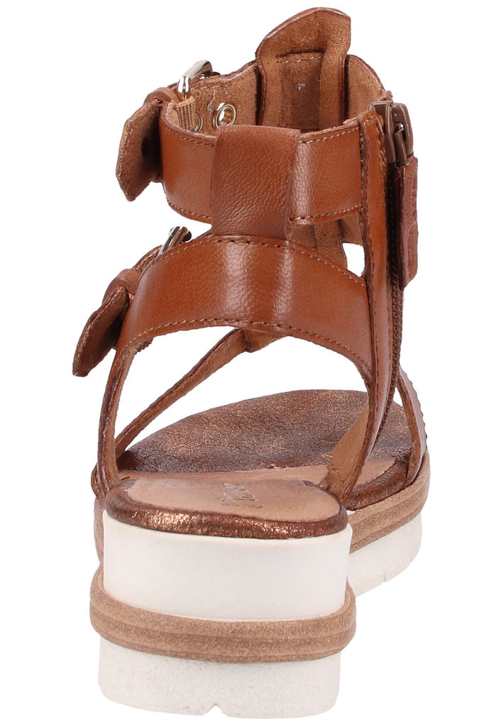 Tamaris Sandalen Leder Cognac