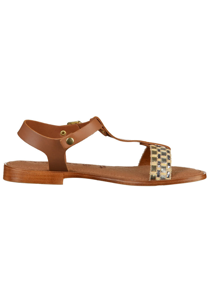 Tamaris Sandalen Leder Cognac