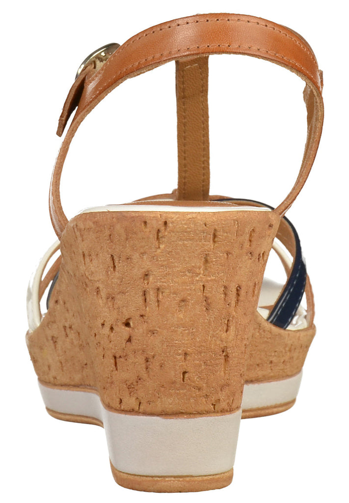 Tamaris Sandalen Leder Cognac