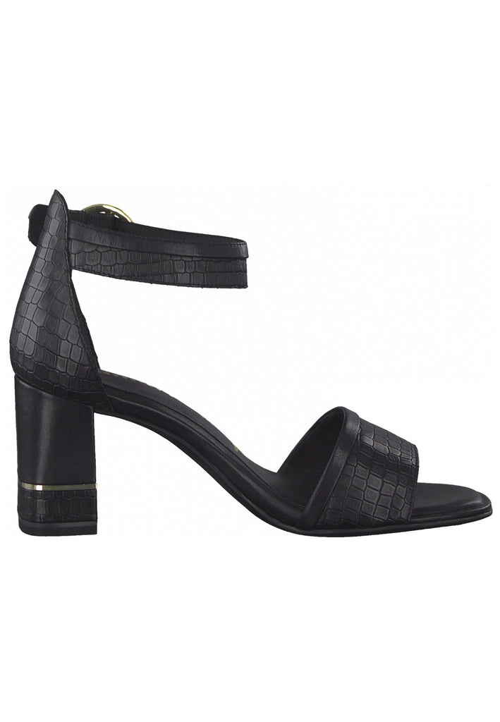 Tamaris Sandalen Leder Croco Black