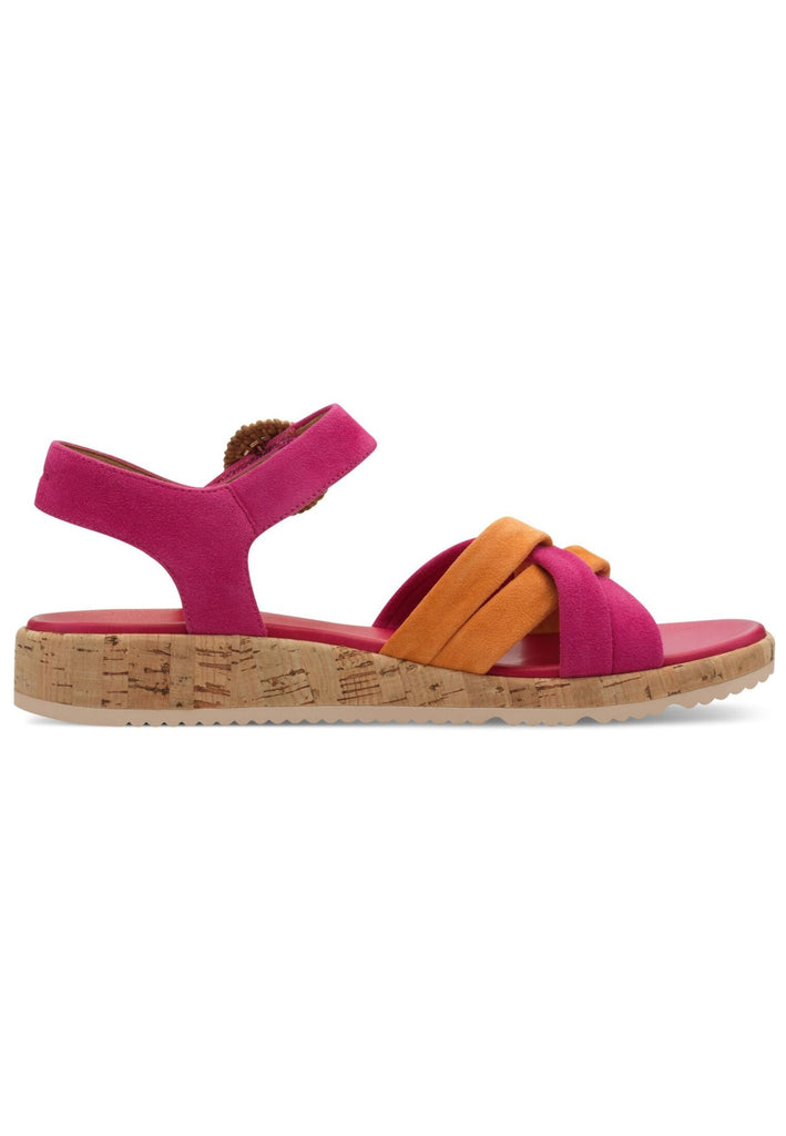 Tamaris Sandalen Leder Fuchsia