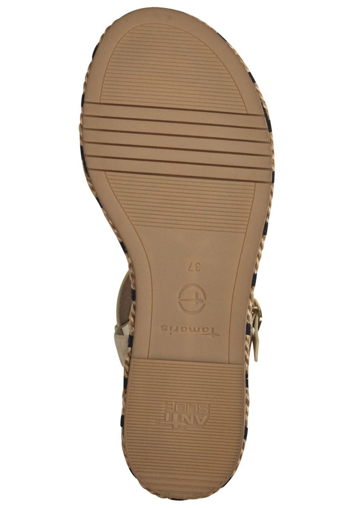 Tamaris Sandalen Leder Gold