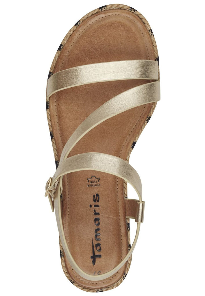 Tamaris Sandalen Leder Gold