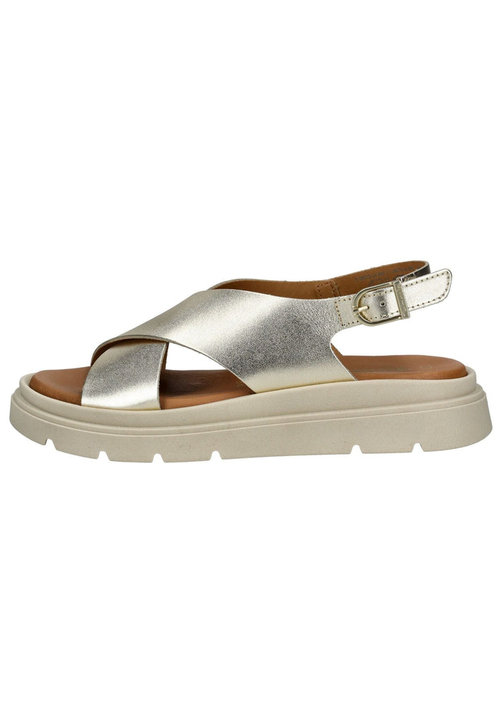 Tamaris Sandalen Leder Hellgold