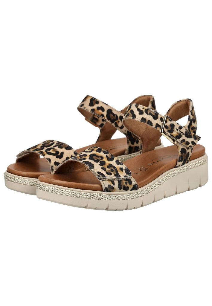 Tamaris Sandalen Leder Leopard