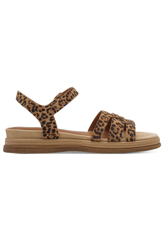 Tamaris Sandalen Leder Leopard
