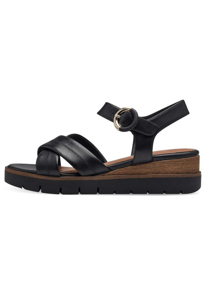 Tamaris Sandalen Leder Schwarz