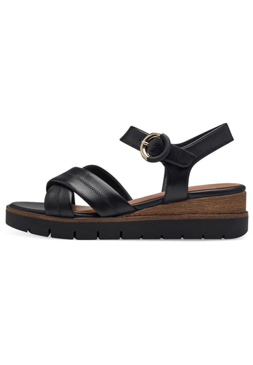Tamaris Sandalen Leder Schwarz