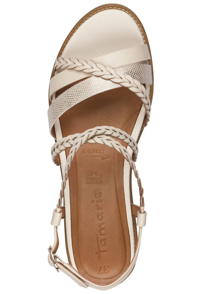 Tamaris Sandalen Leder/Synthetik Ivory