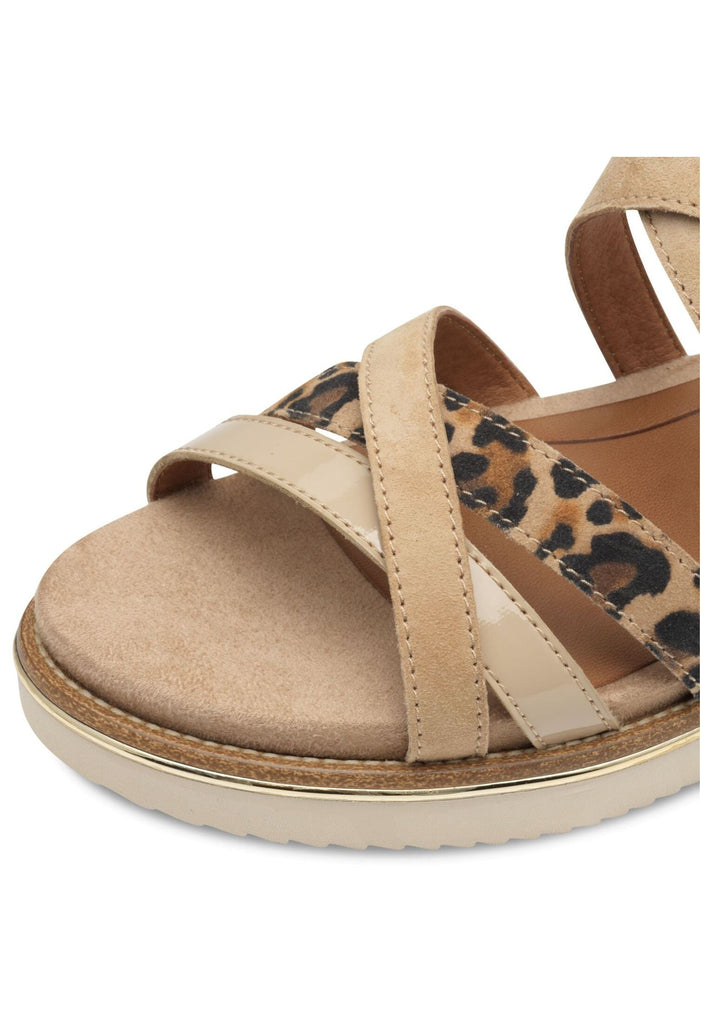 Tamaris Sandalen Leder Tan