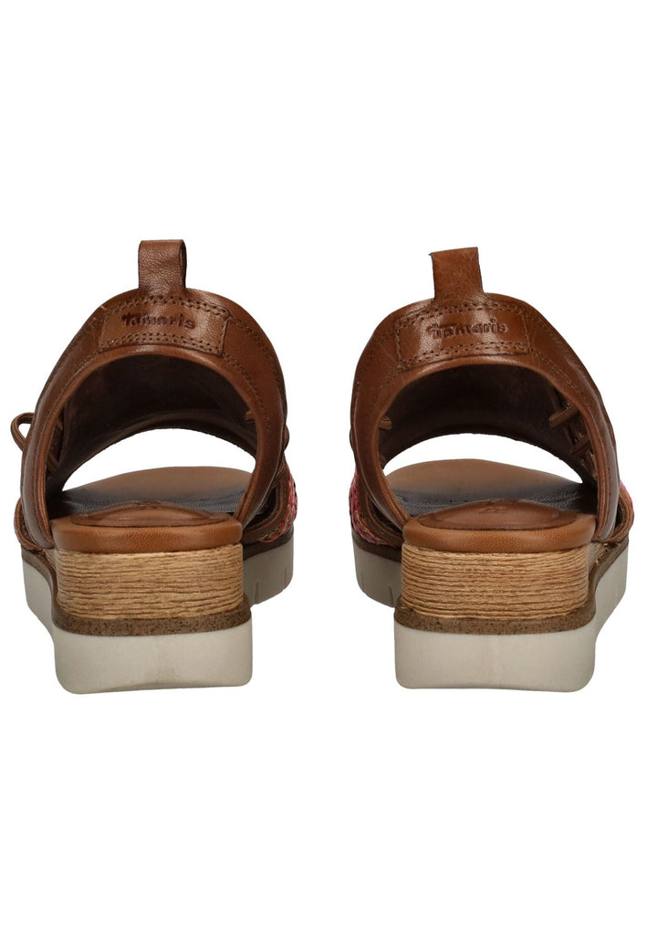 Tamaris Sandalen Leder/Textil Multicolor