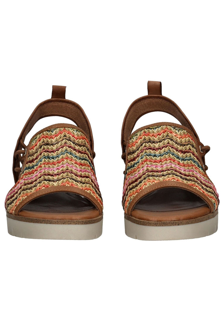 Tamaris Sandalen Leder/Textil Multicolor