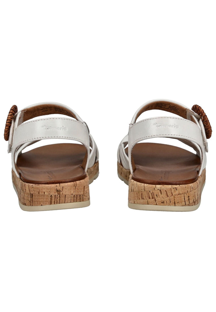 Tamaris Sandalen Leder Weiß