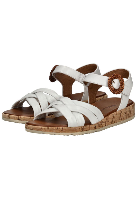 Tamaris Sandalen Leder Weiß