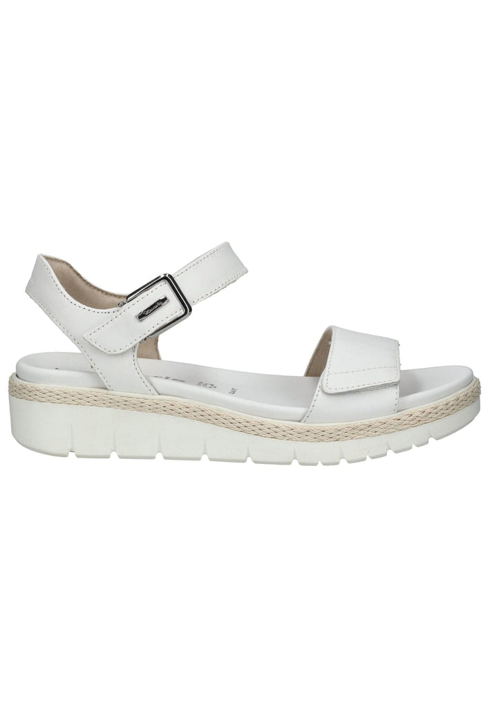 Tamaris Sandalen Leder Weiß