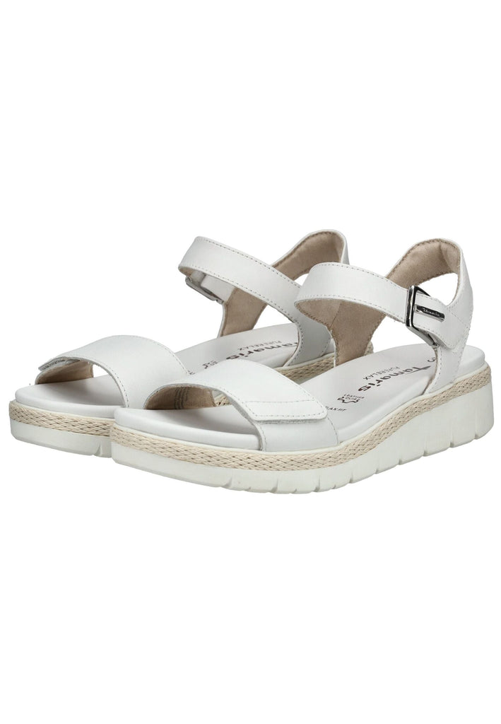 Tamaris Sandalen Leder Weiß