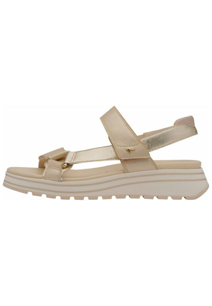 Sandalen Tamaris Sandalen Leder Champagne