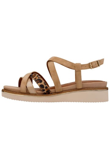 Sandalen Tamaris Sandalen Leder Tan