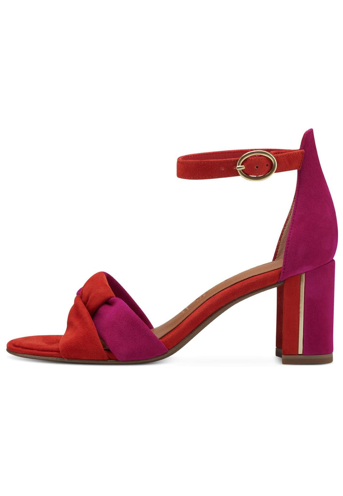Sandalen Tamaris Sandalen Veloursleder Rot/Pink