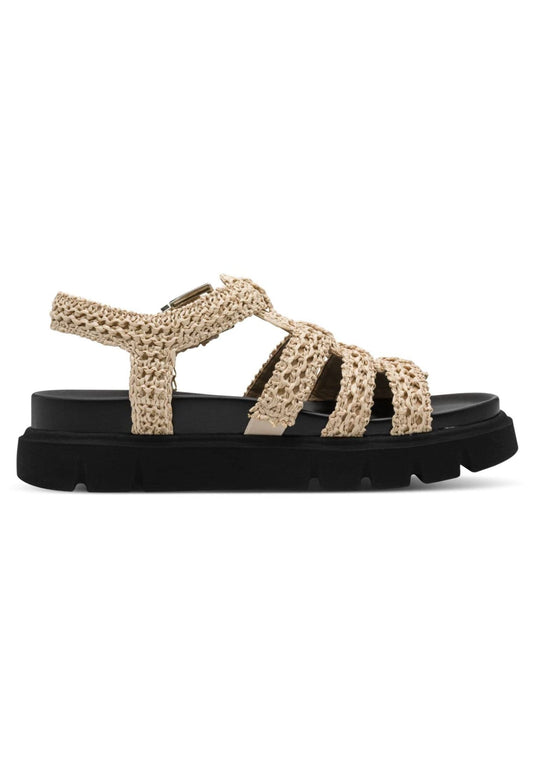 Tamaris Sandalen Textil Beige