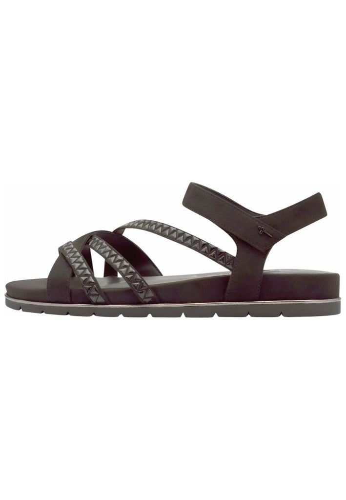 Tamaris Sandalen Textil Schwarz