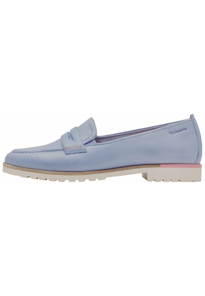 Tamaris Slipper Leder Hellblau