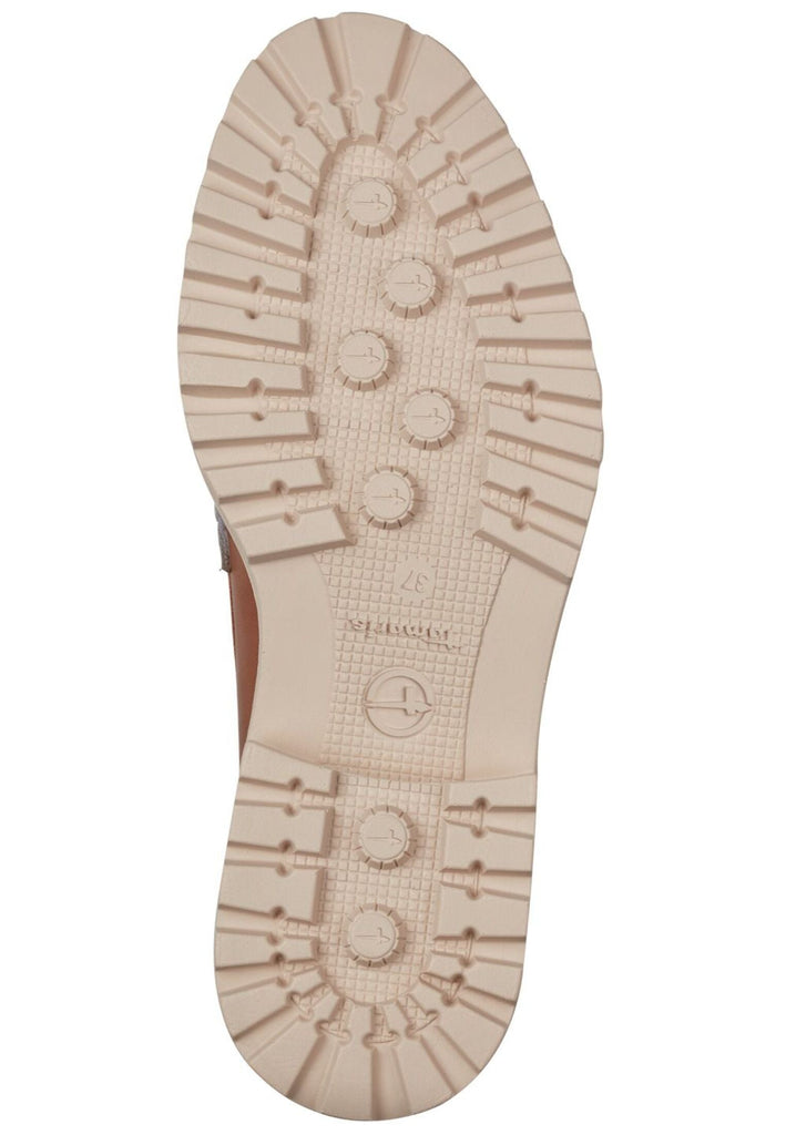 Tamaris Slipper Leder/Synthetik Camel