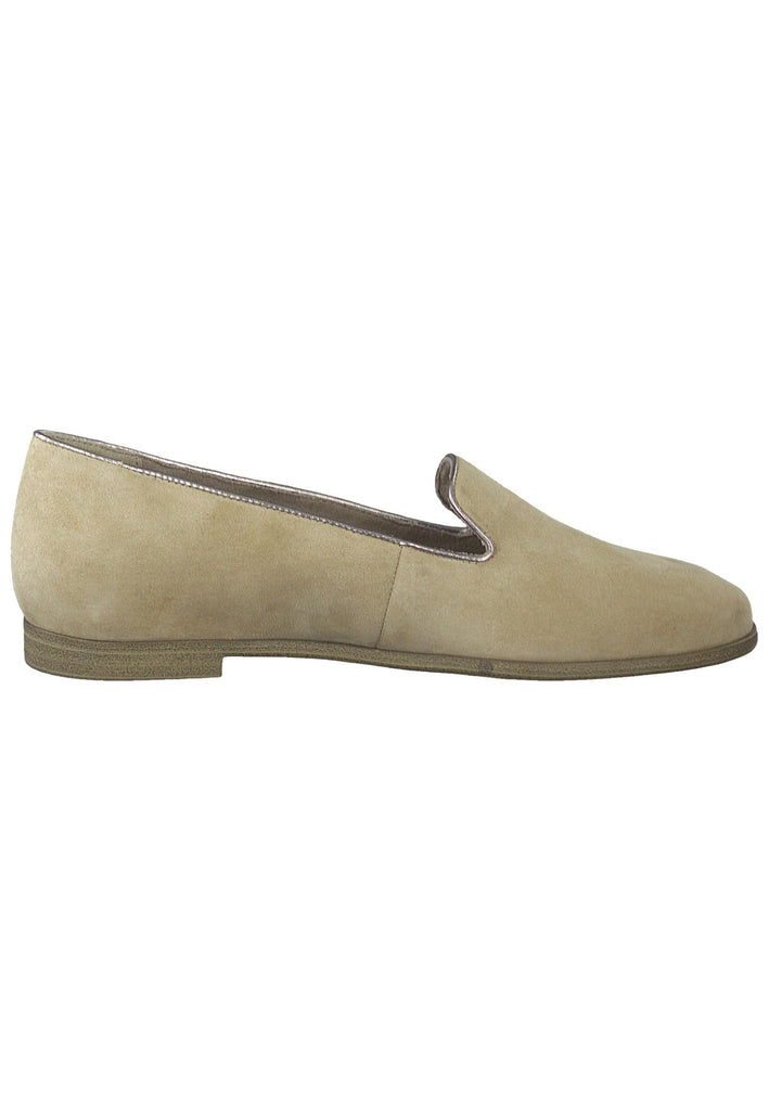 Tamaris Slipper Leder/Synthetik Sand