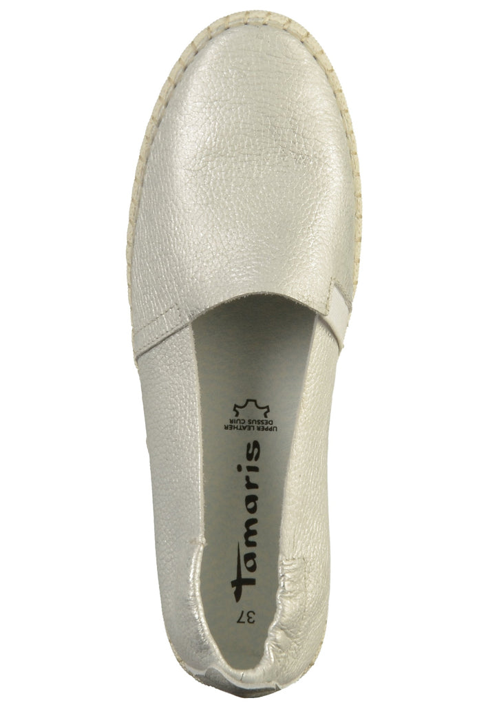 Tamaris Slipper Leder Weiß